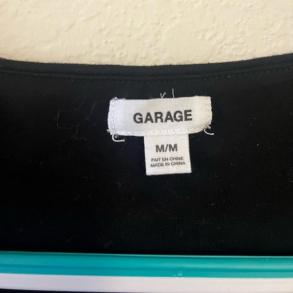 Garage Long Sleeve Going Out Crop Top size MEDIUM black - Picture 4 of 4